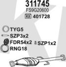 Klarius 570391U - Система випуску ОГ autocars.com.ua