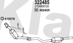 Klarius 601027U - Система випуску ОГ autocars.com.ua