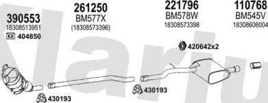 Klarius 620037E - Система випуску ОГ autocars.com.ua