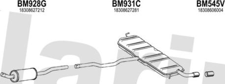 Klarius 620118U - Система випуску ОГ autocars.com.ua
