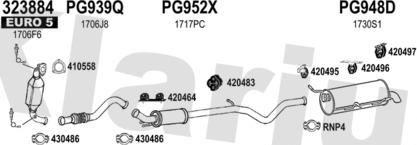 Klarius 631812U - Система випуску ОГ autocars.com.ua