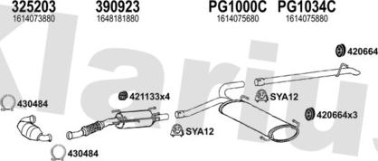 Klarius 631868U - Система випуску ОГ autocars.com.ua