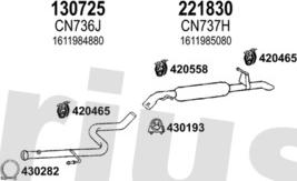 Klarius 631906E - Система випуску ОГ autocars.com.ua