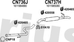 Klarius 631906U - Система випуску ОГ autocars.com.ua