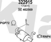 Klarius 631921E - Система випуску ОГ autocars.com.ua