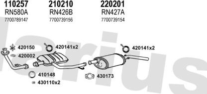 Klarius 720237E - Система випуску ОГ autocars.com.ua