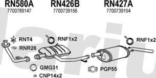 Klarius 720237U - Система випуску ОГ autocars.com.ua