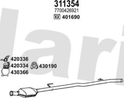 Klarius 721524E - Система випуску ОГ autocars.com.ua