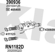 Klarius 721982U - Система випуску ОГ autocars.com.ua