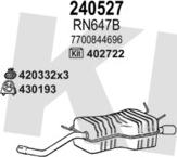Klarius 721989E - Система випуску ОГ autocars.com.ua