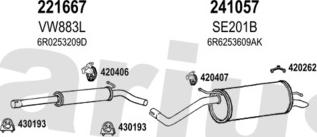 Klarius 780210E - Система выпуска ОГ avtokuzovplus.com.ua