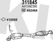 Klarius 800107E - Система випуску ОГ autocars.com.ua