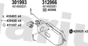 Klarius 810004E - Система випуску ОГ autocars.com.ua