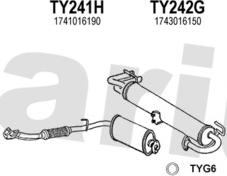 Klarius 900077U - Система випуску ОГ autocars.com.ua
