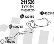 Klarius 900628E - Система випуску ОГ autocars.com.ua