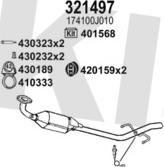 Klarius 900737E - Система випуску ОГ autocars.com.ua