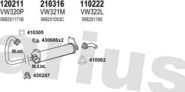 Klarius 930351E - Система випуску ОГ autocars.com.ua