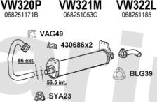 Klarius 930351U - Система випуску ОГ autocars.com.ua