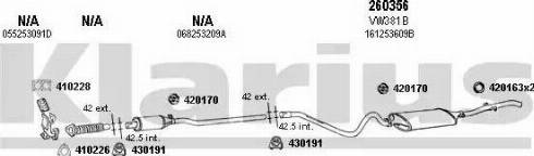Klarius 930646E - Система випуску ОГ autocars.com.ua