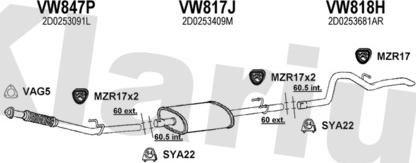 Klarius 931553U - Система випуску ОГ autocars.com.ua