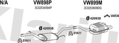 Klarius 931728U - Система випуску ОГ autocars.com.ua