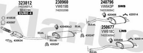 Klarius 931812E - Система випуску ОГ autocars.com.ua