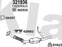 Klarius 931951U - Система випуску ОГ autocars.com.ua