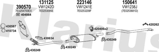 Klarius 932018E - Система випуску ОГ autocars.com.ua