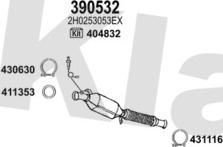 Klarius 932064E - Система випуску ОГ autocars.com.ua