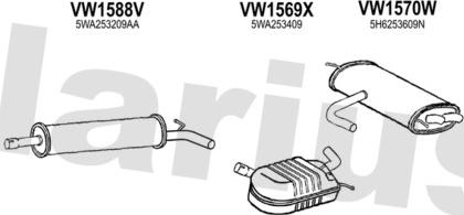 Klarius 932176U - Система випуску ОГ autocars.com.ua