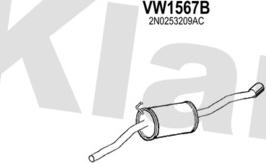 Klarius 932199U - Система випуску ОГ autocars.com.ua