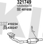 Klarius 932279E - Система випуску ОГ autocars.com.ua