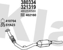 Klarius 932334U - Система випуску ОГ autocars.com.ua