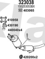 Klarius 932598E - Система випуску ОГ autocars.com.ua