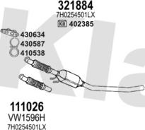 Klarius 932603E - Система випуску ОГ autocars.com.ua