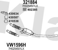 Klarius 932603U - Система випуску ОГ autocars.com.ua