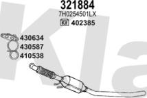 Klarius 932605U - Система випуску ОГ autocars.com.ua