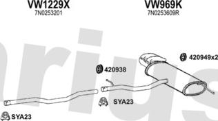 Klarius 932678U - Система випуску ОГ autocars.com.ua