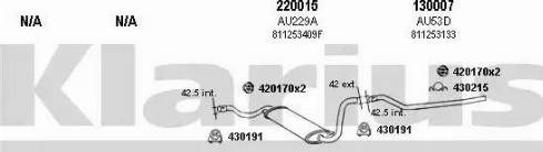Klarius 940404E - Система випуску ОГ autocars.com.ua