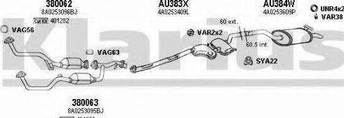 Klarius 940503U - Система випуску ОГ autocars.com.ua