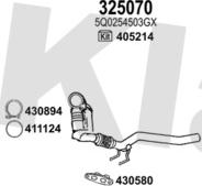 Klarius 940987E - Система випуску ОГ autocars.com.ua