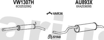 Klarius 941116U - Система випуску ОГ autocars.com.ua