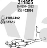 Klarius 941226U - Система випуску ОГ autocars.com.ua