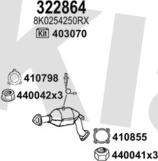 Klarius 941254E - Система випуску ОГ autocars.com.ua