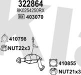 Klarius 941254U - Система випуску ОГ autocars.com.ua