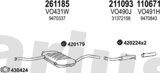 Klarius 960554E - Система випуску ОГ autocars.com.ua