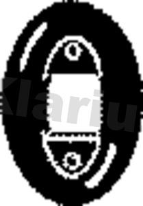 Klarius BLR6AJ - Кронштейн, втулка, система выпуска ОГ autodnr.net