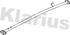 Klarius KA285W - Труба вихлопного газу autocars.com.ua