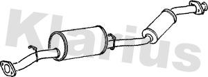 Klarius LR142M - Середній глушник вихлопних газів autocars.com.ua