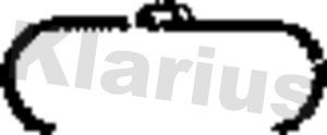 Klarius RNP10AJ - Набір, монтаж установки виведення ОГ autocars.com.ua